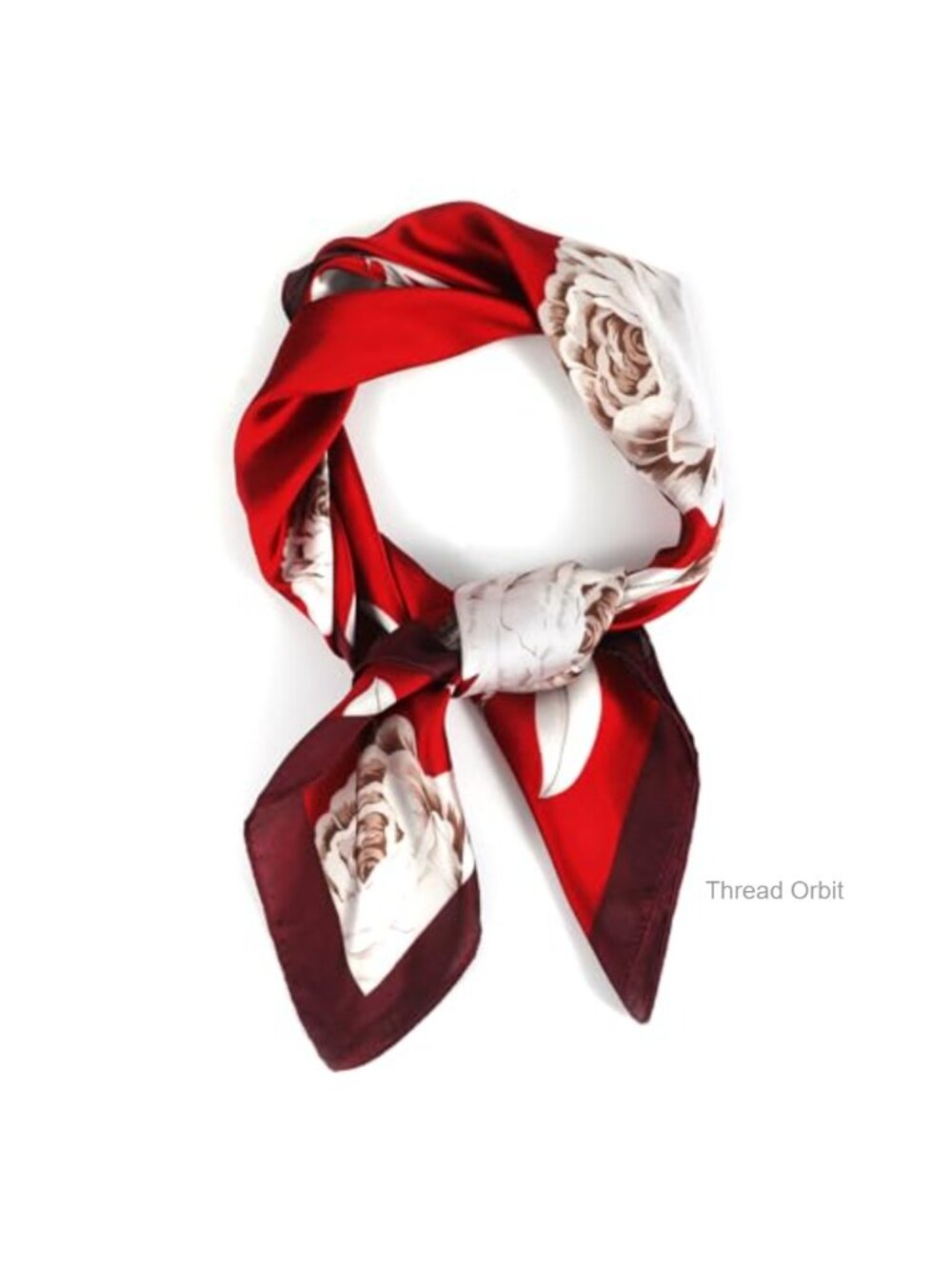 Silk Neck Scarf for Women 27.5x27.5 Soft Lightweight Square Hair Bandana